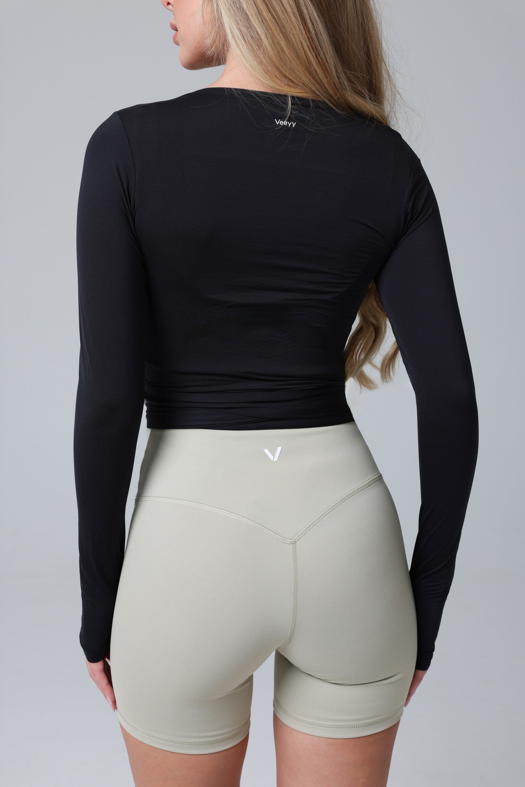 Wrap Tie Top - Onyx Black